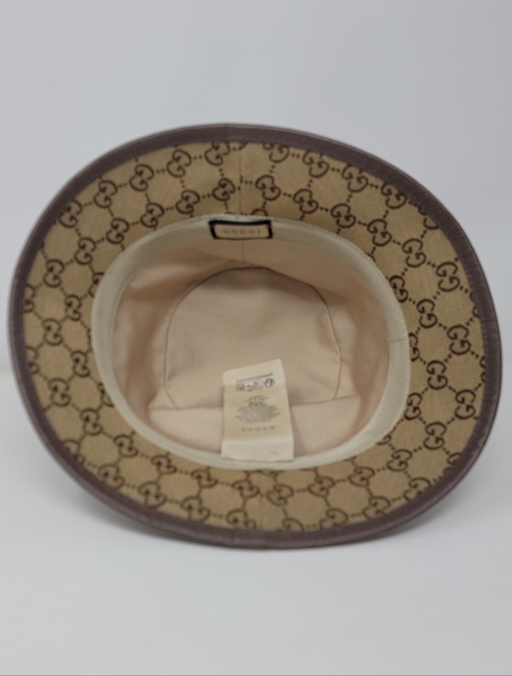 GUCCI GG Canvas Bucket Hat Size S (57cm) - Picture 4 of 11